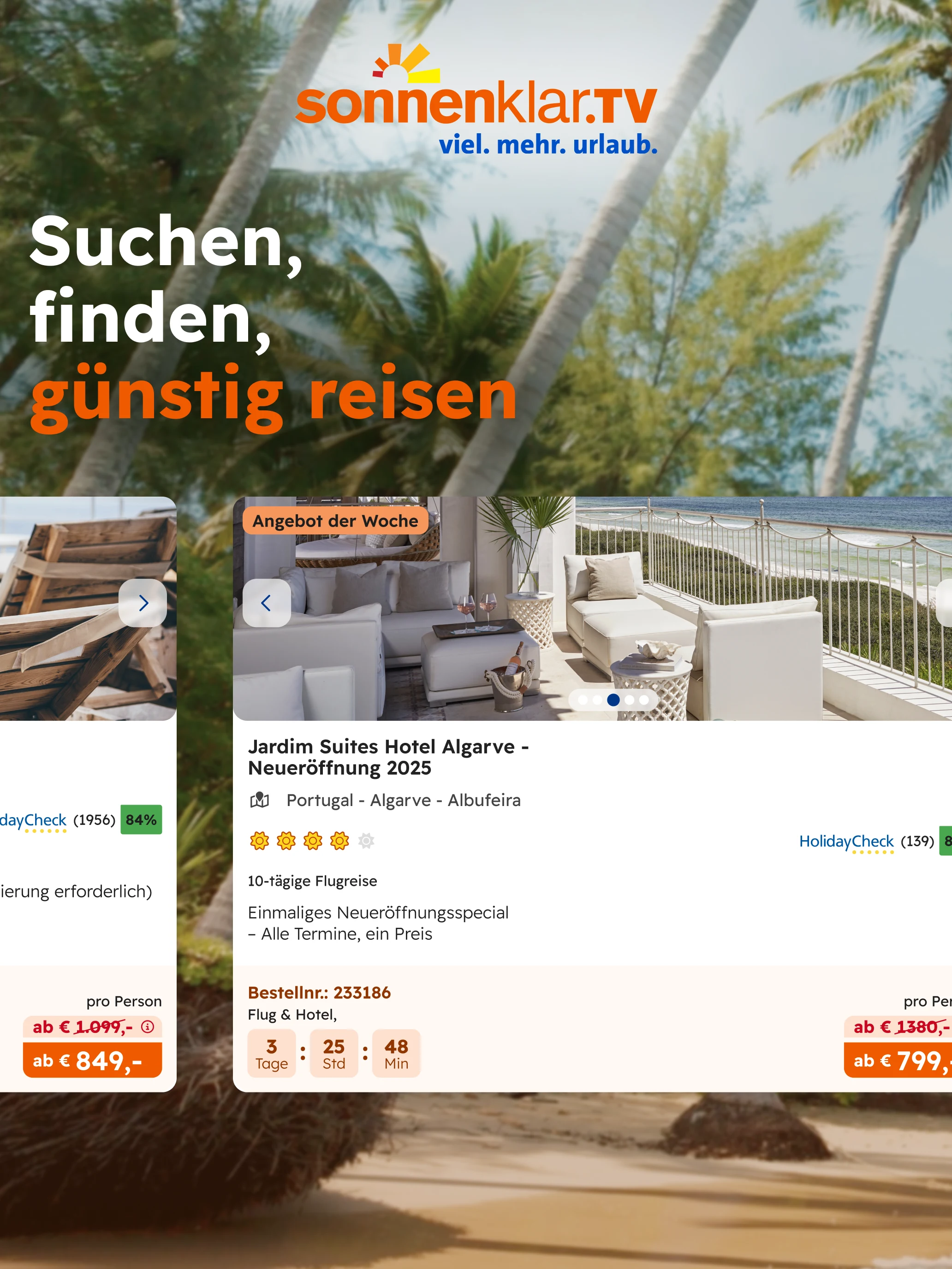 sonnenklar.TV – Günstig Reisen screenshot
