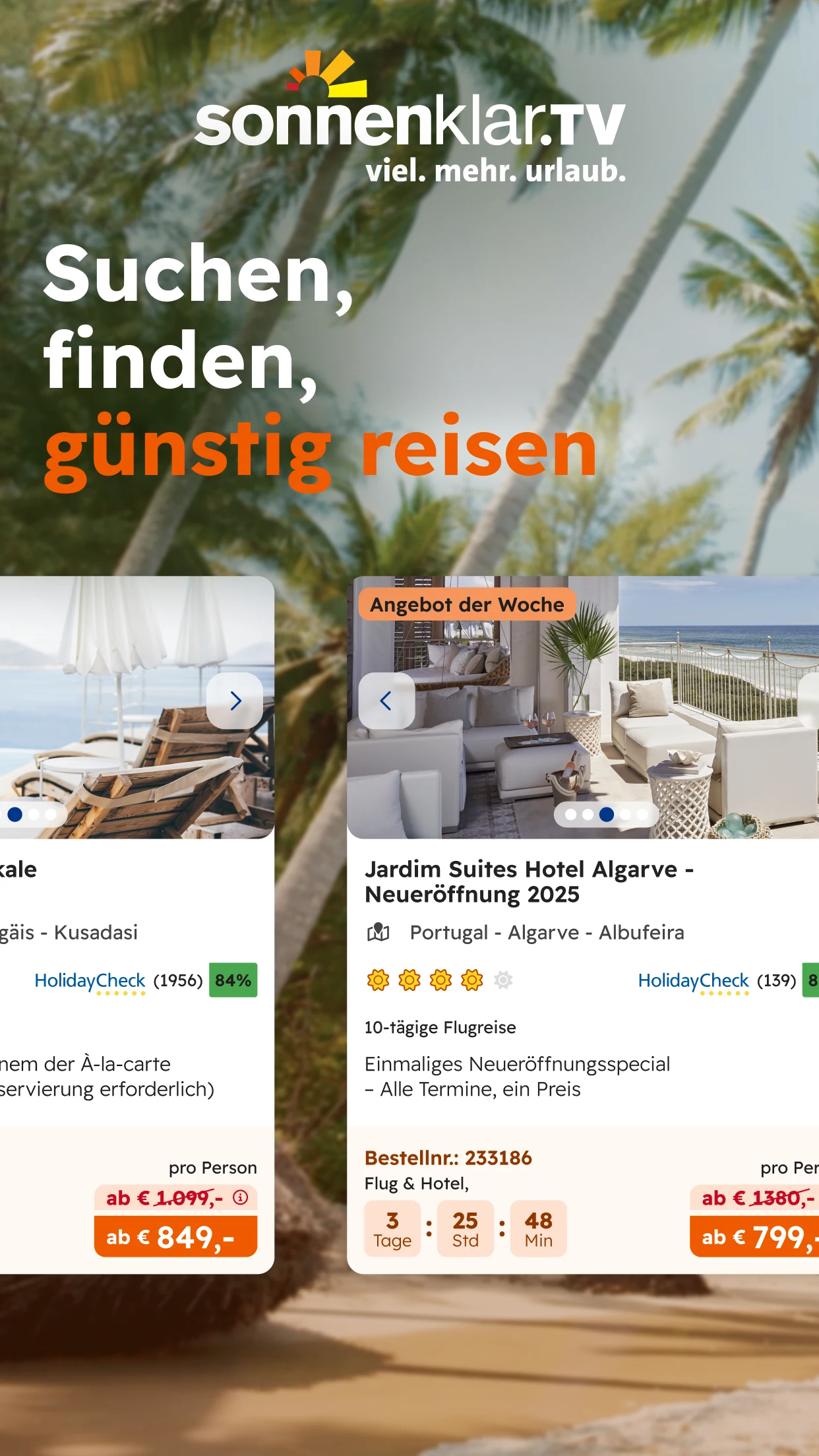 sonnenklar.TV – Günstig Reisen screenshot