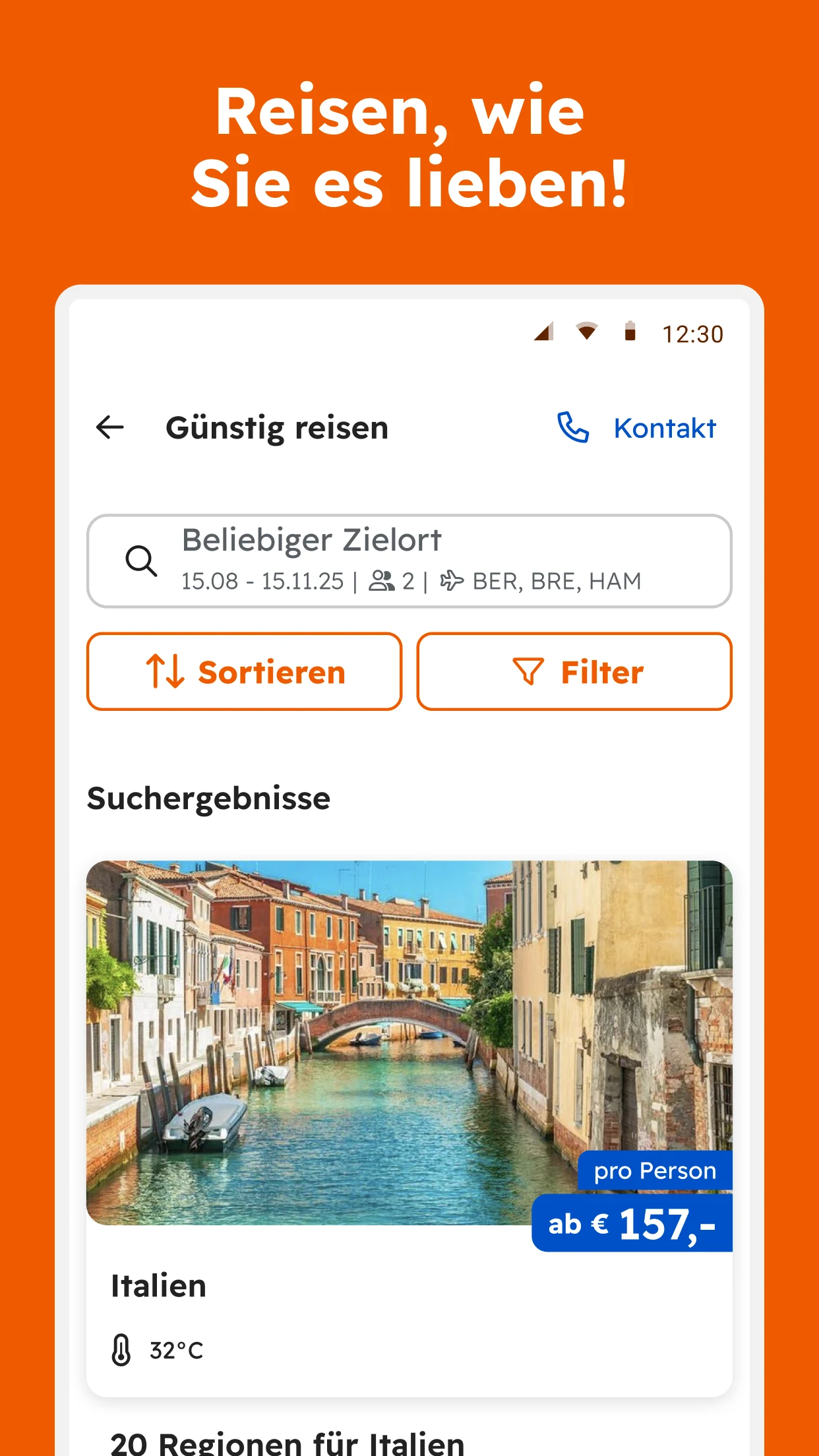 sonnenklar.TV – Günstig Reisen screenshot